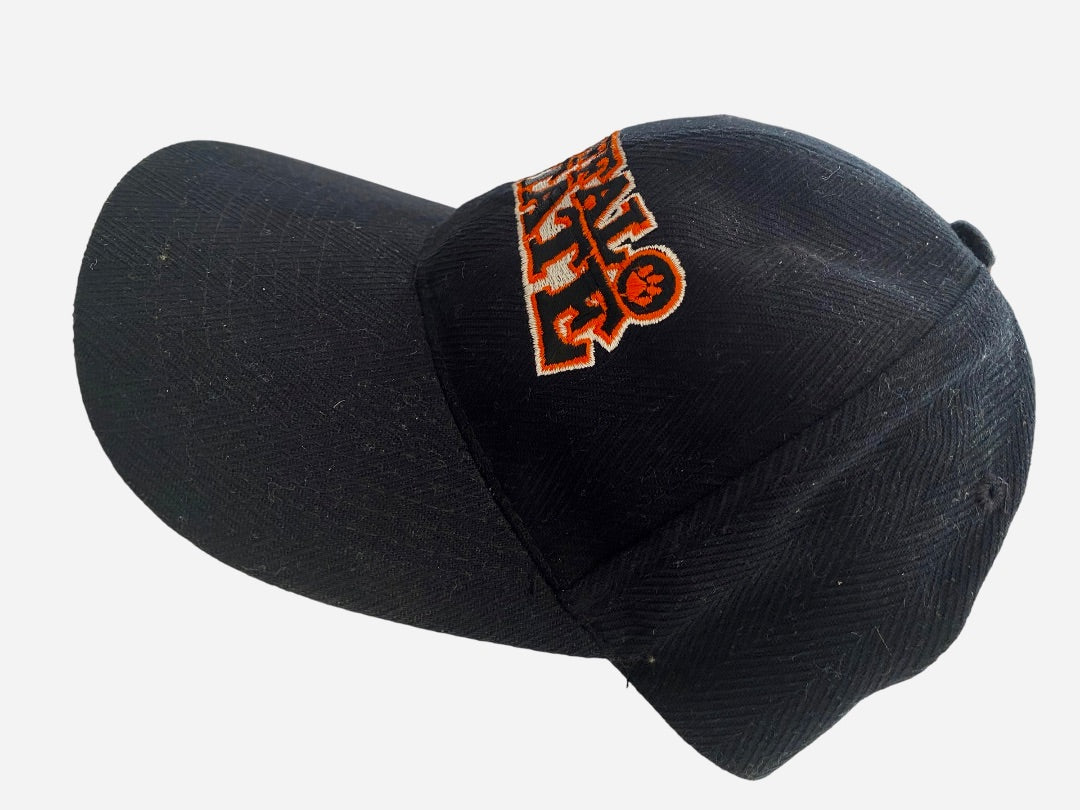 Buffalo State Bengals Black Textured Hat Ball Cap Adjustable Embroidered