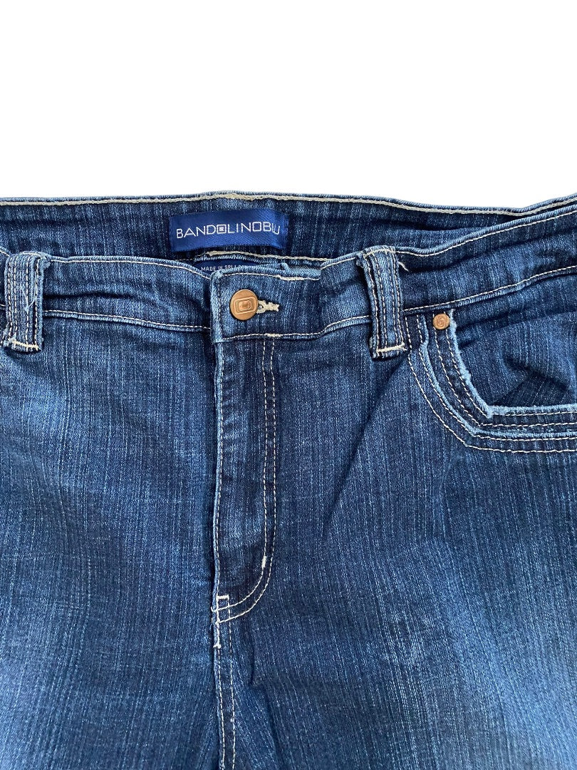 18W Bandolino Blu Jeans Cuffed Med Wash