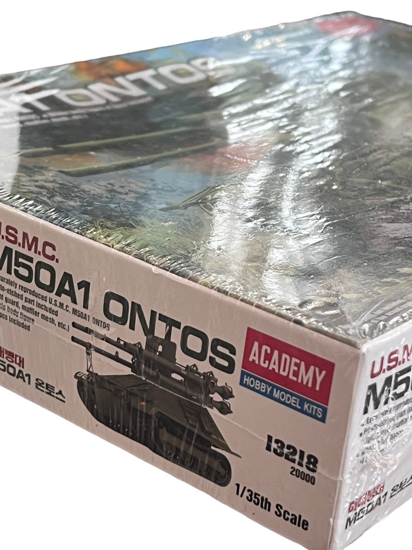 Academy 13218 1:35 USMC M50A1 Ontos Military Tank Plastic Model Kit sealed