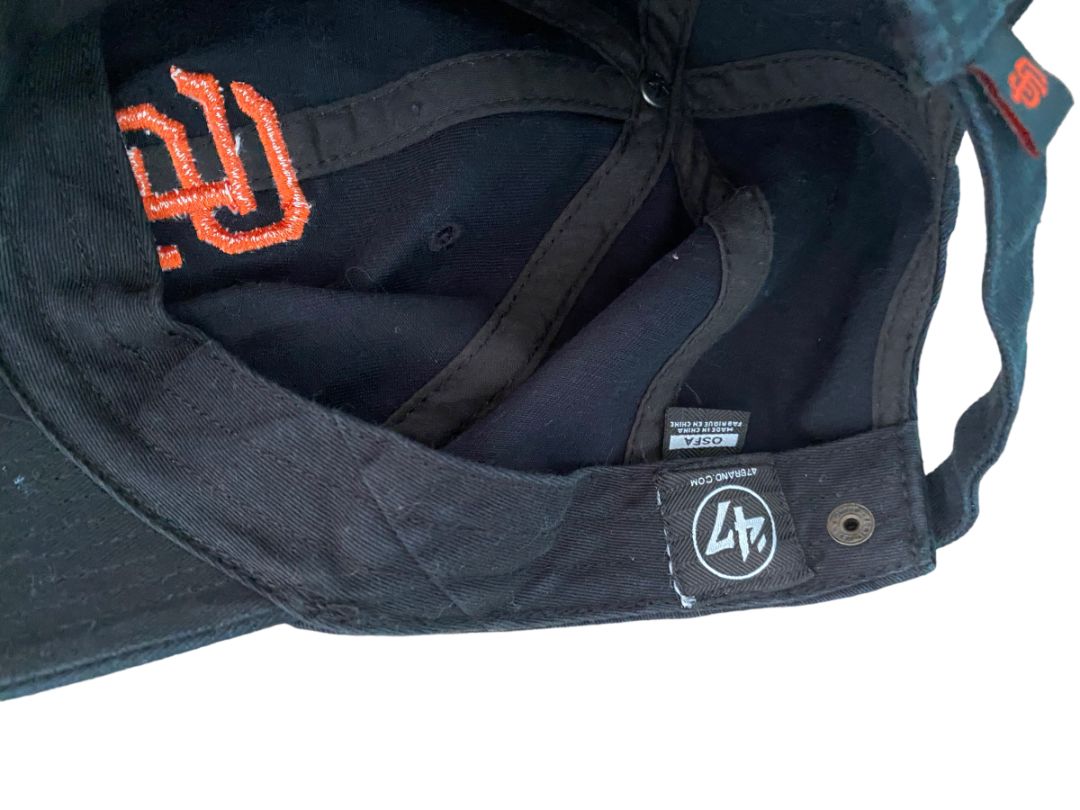 San Francisco Giant 47Brand MLB Black Embroidered Hat