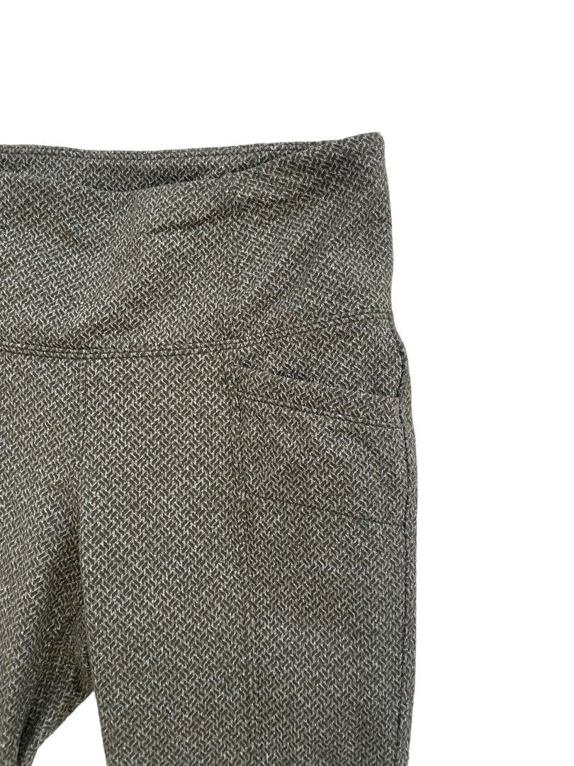 XXS Athleta Olive Green Tweed Winter Leggings