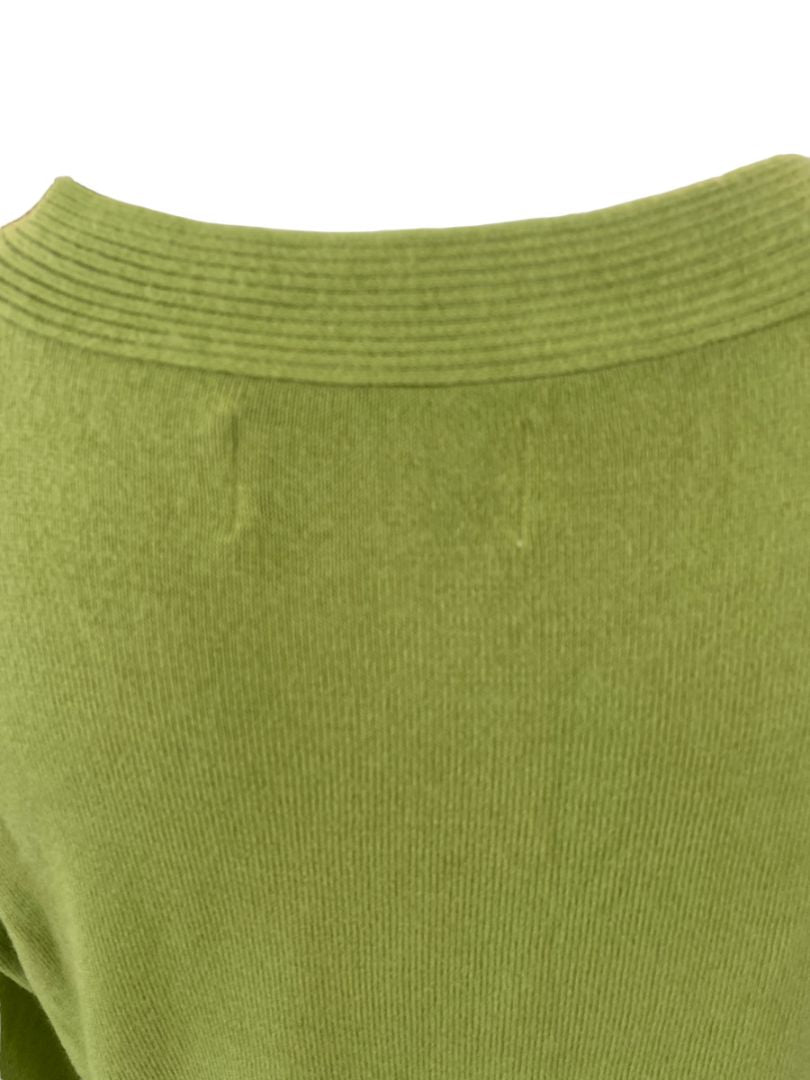 22/24 Avenue Green 3/4 Sleeve Sweater Scoop Neck