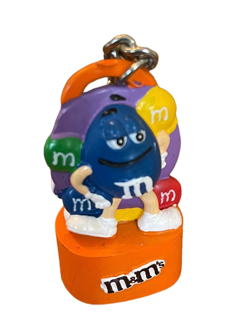 4" M&M's Smackers Keychain Chapstick Topper Key Ring