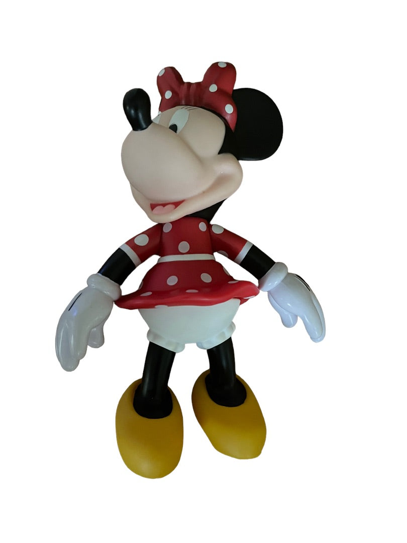 Disney Minnie Mouse Hard Vinyl 8" Articulated Figure Poseable