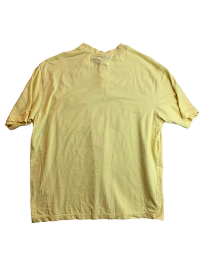 XL Rocawear Men's Yellow Short Sleeve Henley Tshirt