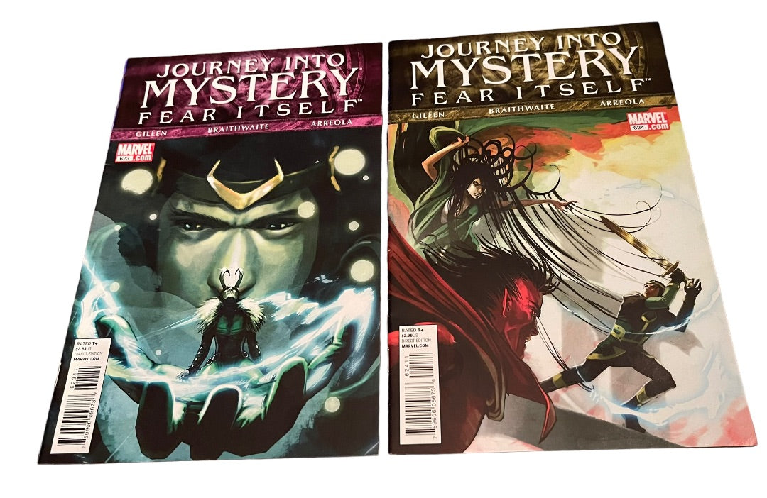 Marvel Joruney Into Mystery Fear Itself 623 & 624 Gileen Braithwaite Arreola