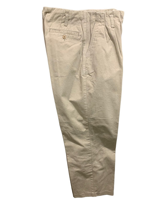 Size 8 Timberland Women's Chino Tan Pants Cotton 1990s Vintage 27 Inch Inseam