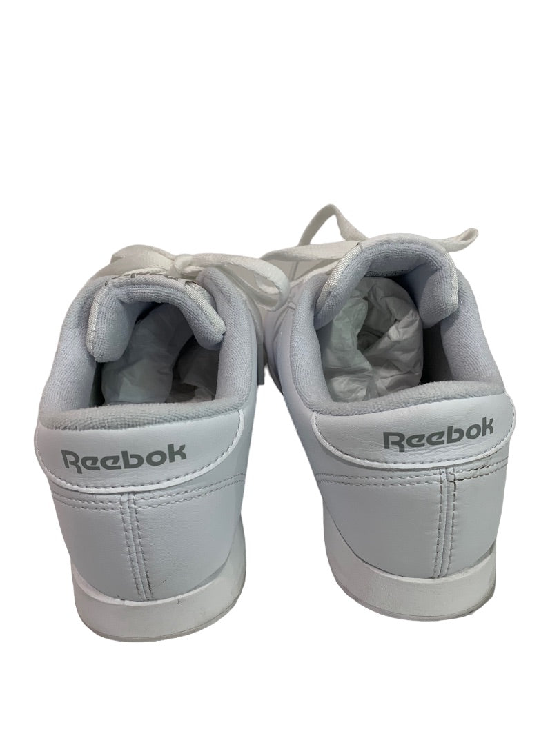 Size 8 Reebok Women's Classic White Leather Sneaker Lace Up Shoe