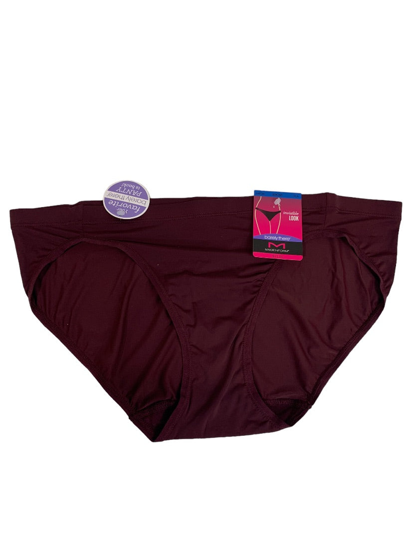Medium Maidenform Women's Bikini Barely There Invisible Look Underwear Panties DMBTBK