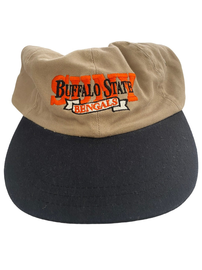 Buffalo State Bengals Suny Embroidered Khaki Adjustable Ball Cap Hat