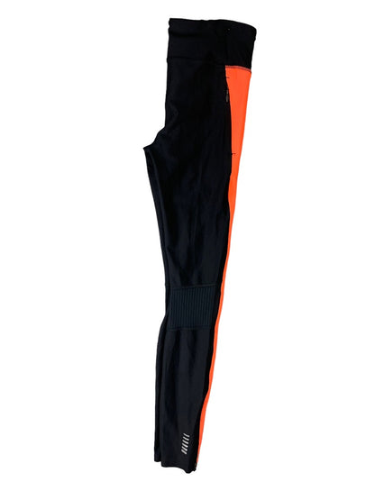 Small Under Armour Women's New Compression Legging Black Neon Orange 1320381