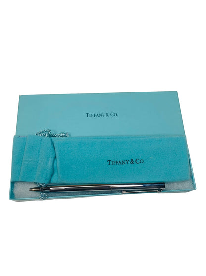 Tiffany & Co Silver Chrome T-Clip Pen No Ink Cartridge USA