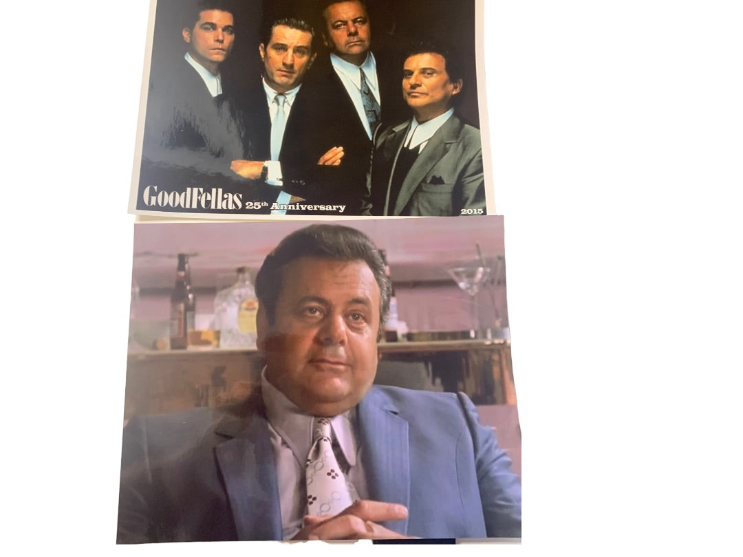 Goodfellas Promotional Photo 8x10 Ray Liotta, Joe Pesci, Paul Sorvini & Robert De Niro Set of 3