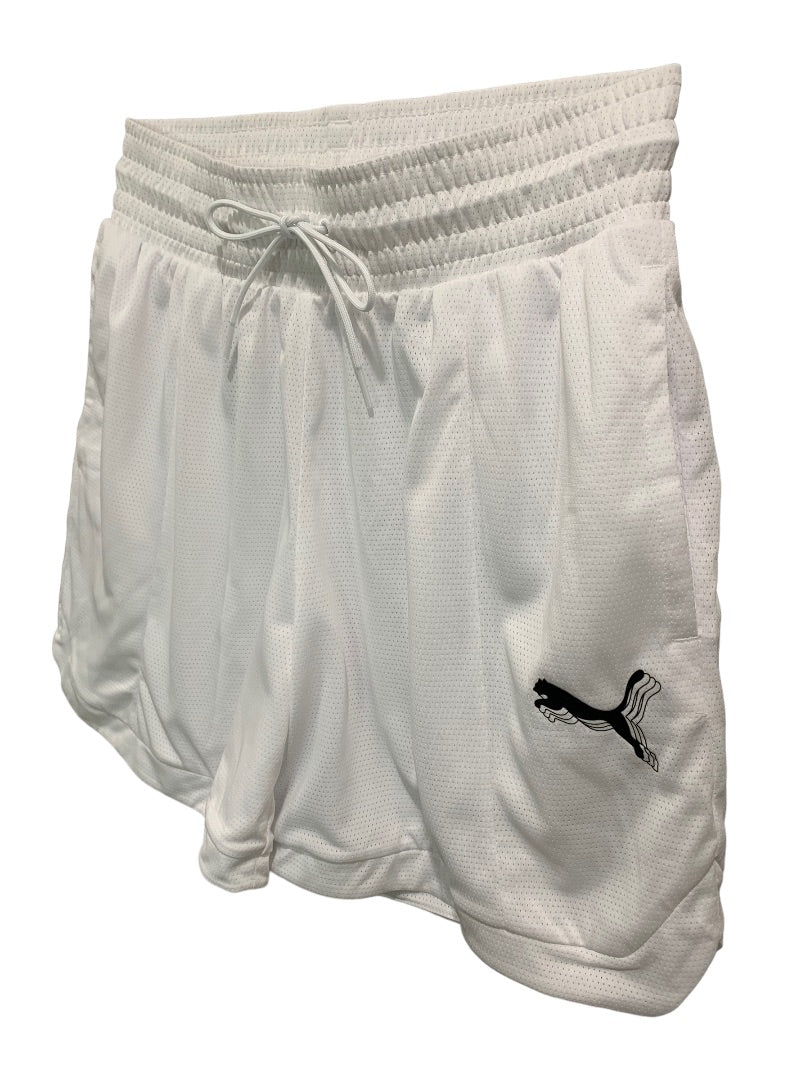 XS Puma Women's New White Foundation Shorts 539945 02 Pull On