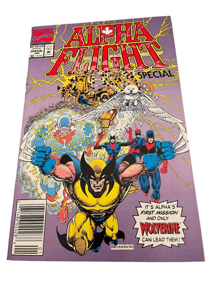 Marvel Alpha Flight Special #1 Marvel Comics 1992 Wolverine 1st Mission