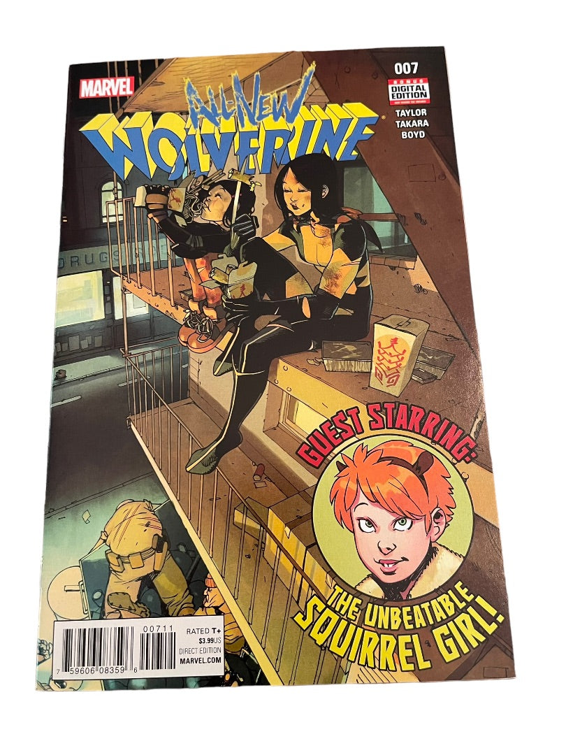 Marvel All New Wolverine #7 2016 #84 Taylor Takara Boyd