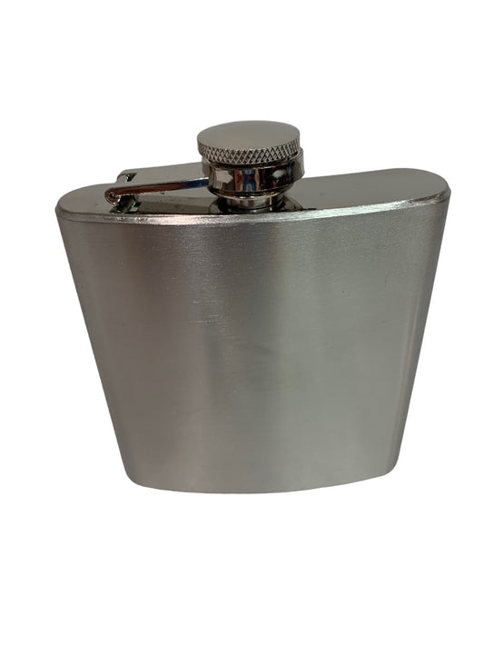 New Stainless Steel 6 oz ounce Flask Silver Color
