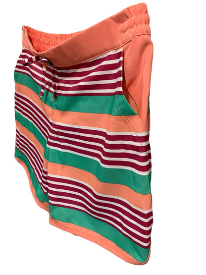 Large Columbia Youth Boy's New Striped Sandy Shores Boardshort Swim