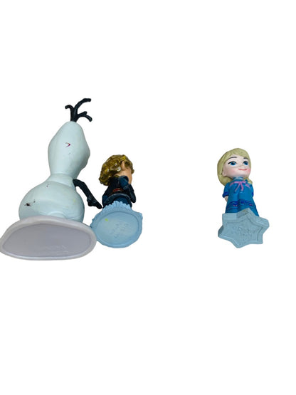 Disney Frozen Mini Figurines Olaf Kristoff Elsa PVC Figures 1.5" and 2.5"