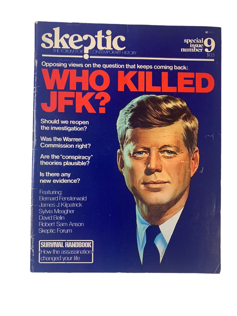 1975 Skeptic Magazine "Who Killed JFK?" Special Issue No.9