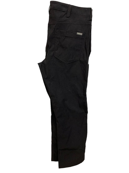 38 x 32 Eddie Bauer Men's Black Tech Pants Nylon Spandex Blend