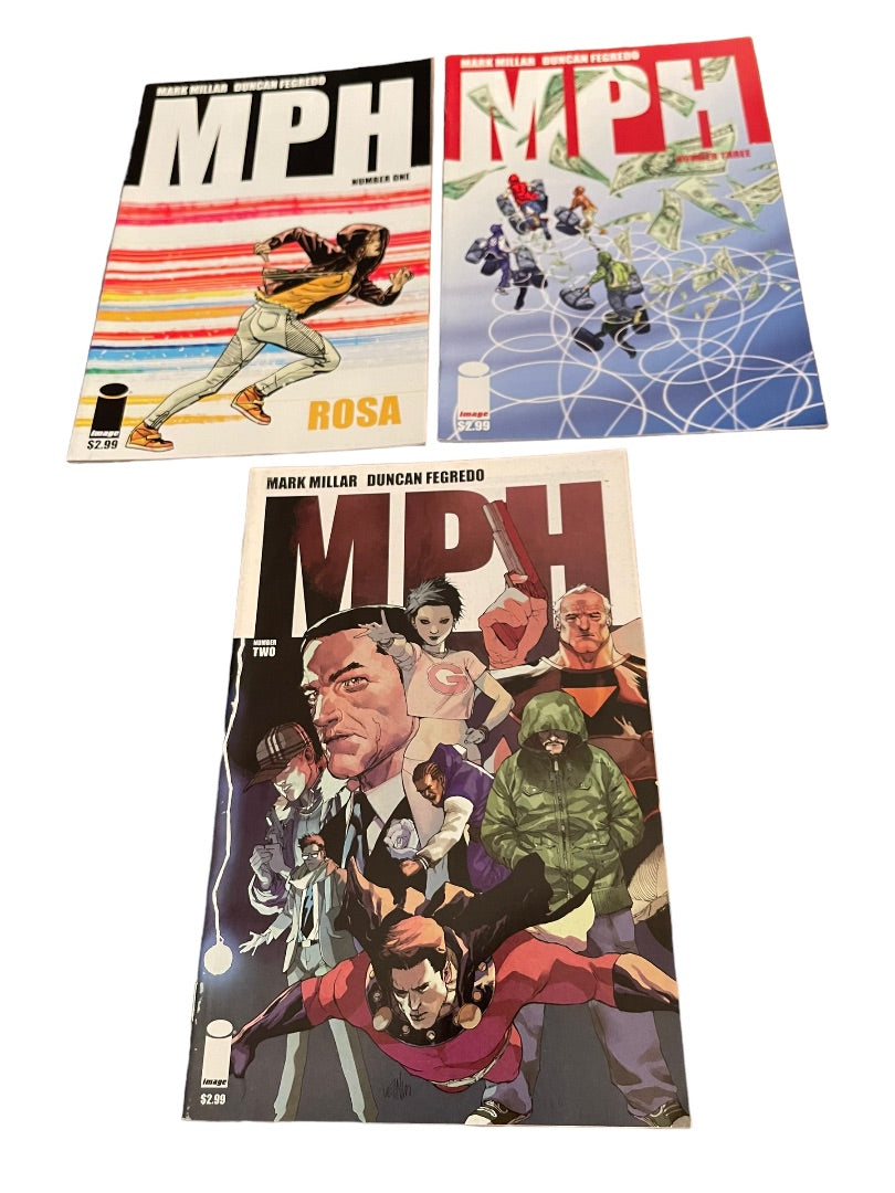 MPH Numbers #1-3 Image Comic Set of 3 2014