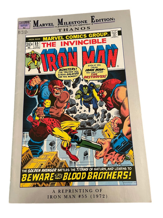 Marvel Milestone Edition Thanos The Invincible Iron Man Reprint #55