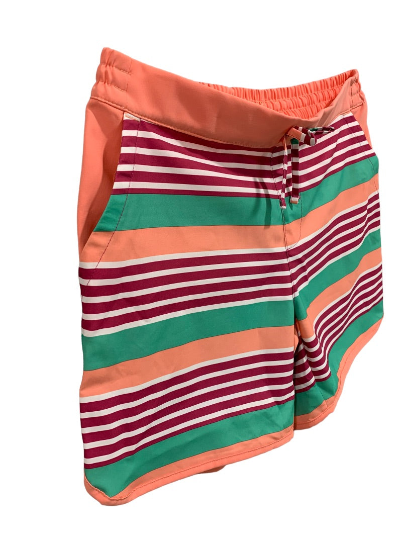 Large Columbia Youth Boy's New Striped Sandy Shores Boardshort Swim