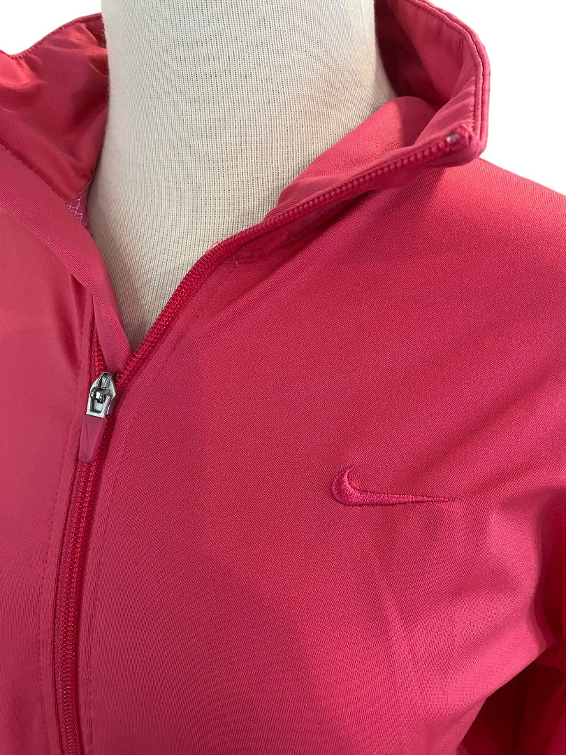 Large Nike Pink Full Zip Running Jacket