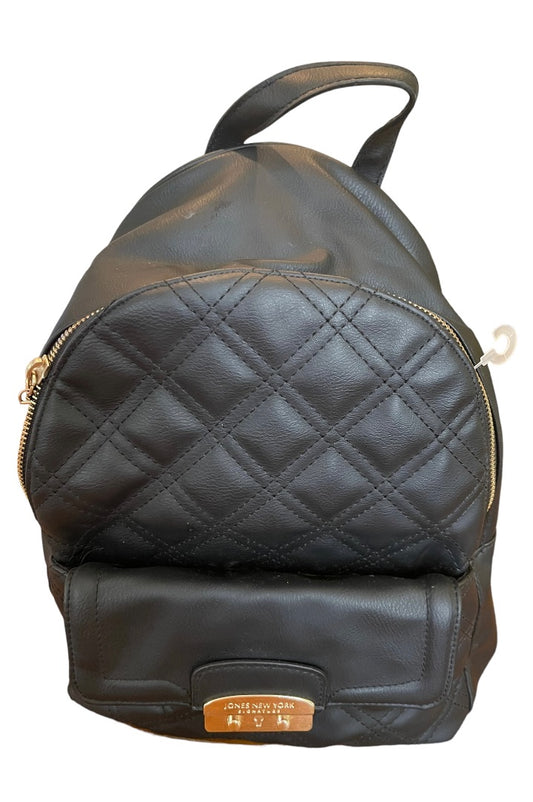 Jones New York Signature Quilted Faux Leather Mini Backpack Bag