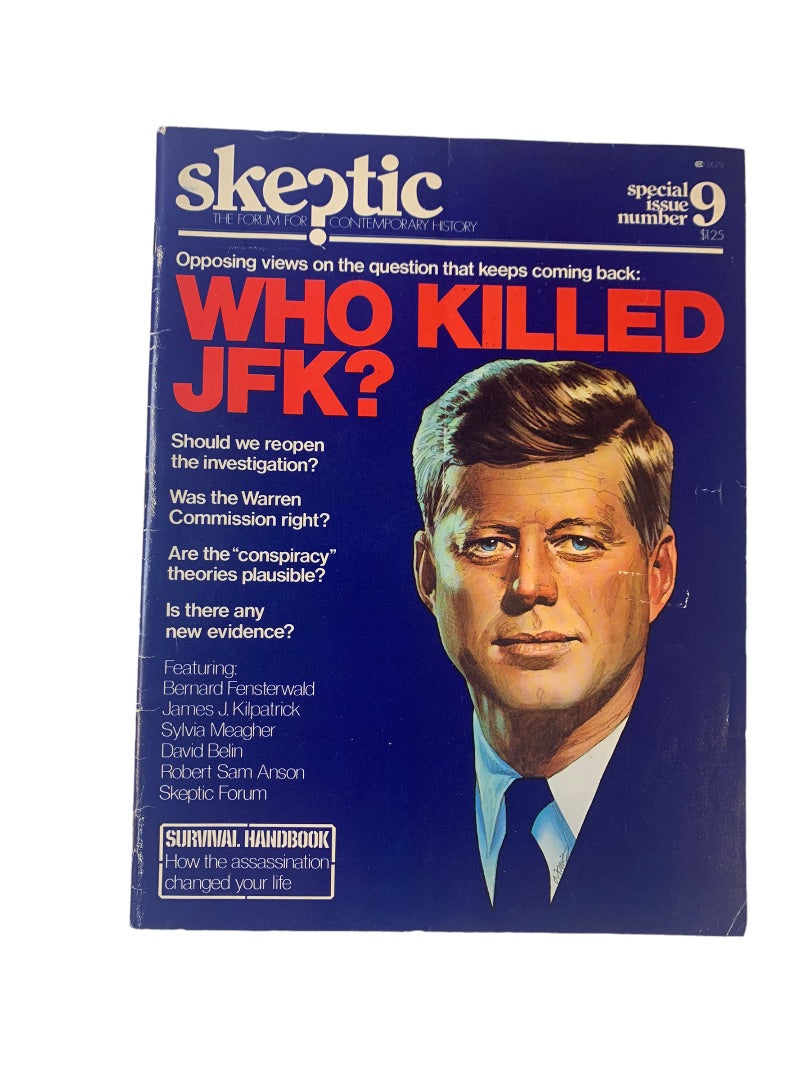 1975 Skeptic Magazine "Who Killed JFK?" Special Issue No.9