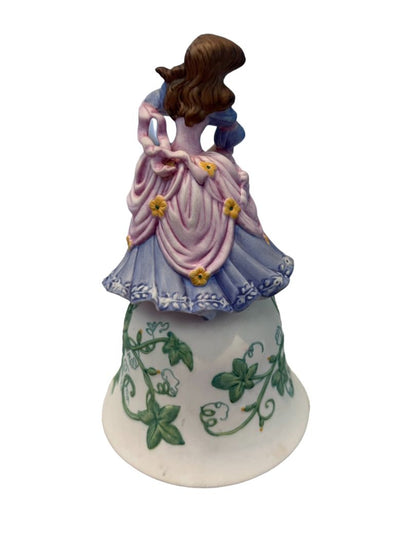 1984 CINDERELLA Bell By TRINA HYMAN The Franklin Porcelain Studios Disney