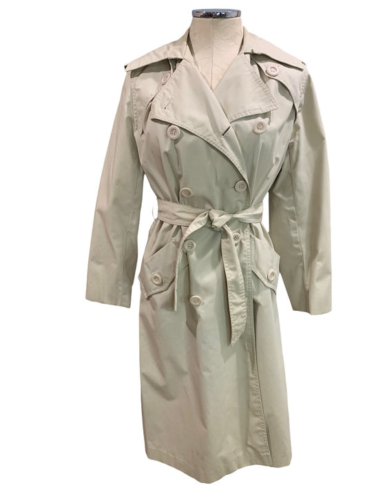 Size 9/10 Young Rebels Women's Belted Trench Coat Double Breasted Flaw