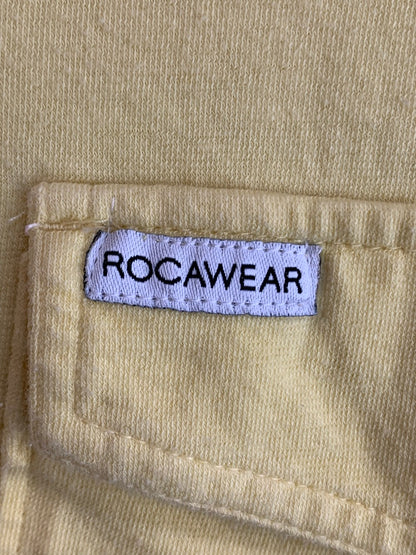 XL Rocawear Men's Yellow Short Sleeve Henley Tshirt