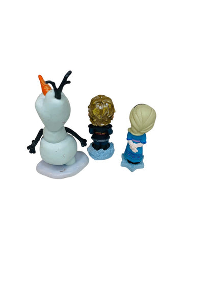 Disney Frozen Mini Figurines Olaf Kristoff Elsa PVC Figures 1.5" and 2.5"