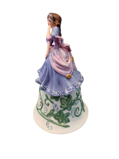 1984 CINDERELLA Bell By TRINA HYMAN The Franklin Porcelain Studios Disney