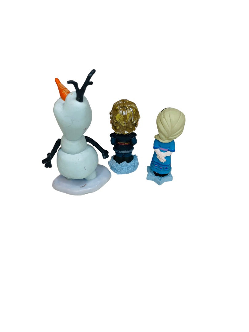 Disney Frozen Mini Figurines Olaf Kristoff Elsa PVC Figures 1.5" and 2.5"