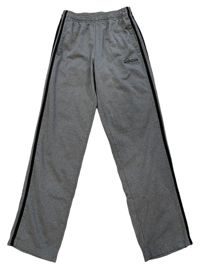 XS Adidas Gray Sweatpants Black Stripe Track Pants