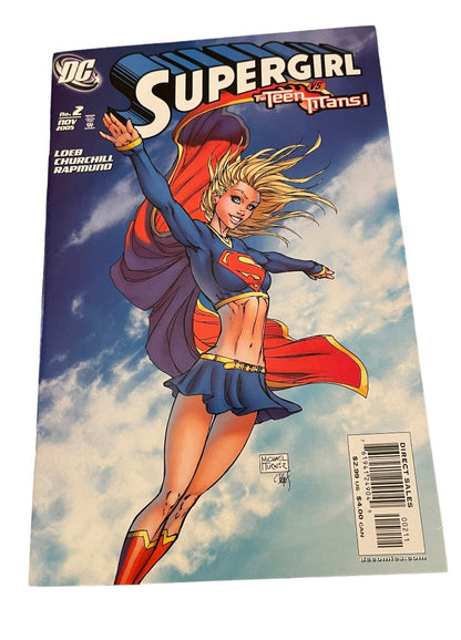 DC Comic Supergirl VS The Teen Titans #2 November 2005 Loeb Churchill Rapmund