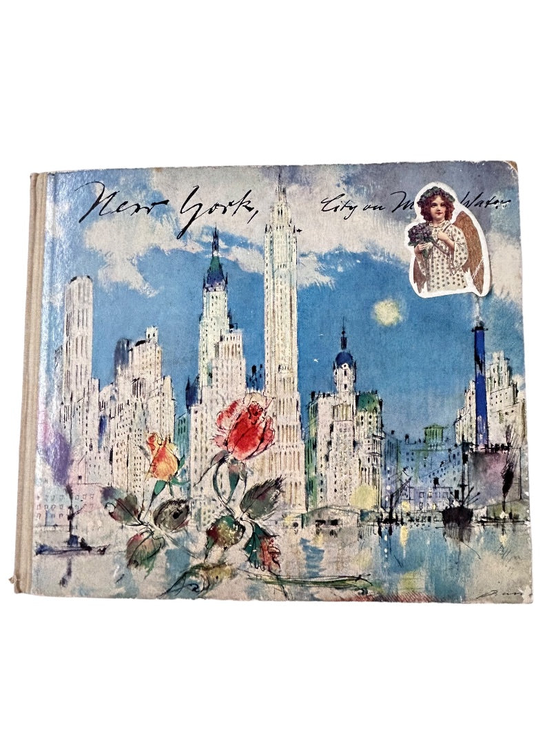 New York City on Many Waters Fritz Busse Art Hardcover by M Berger Germany