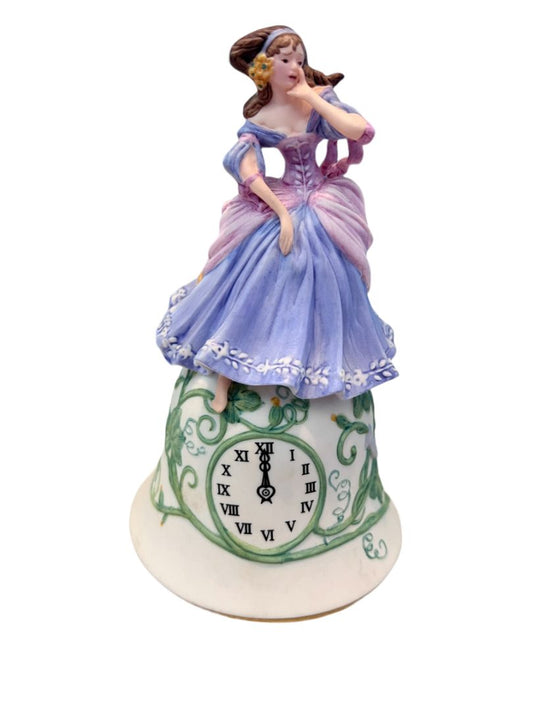 1984 CINDERELLA Bell By TRINA HYMAN The Franklin Porcelain Studios Disney