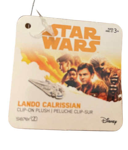 Lando Carlrissian Disney Star Wars Heroes Heroez Clipz Bag Clip Plush