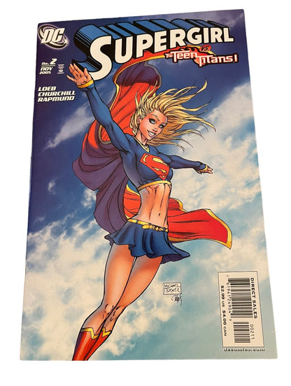 DC Comic Supergirl VS The Teen Titans #2 November 2005 Loeb Churchill Rapmund