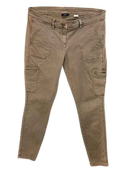 6 J.Crew City Fit Women's Trouper Low Rise Fitted Brown Cargo Pants