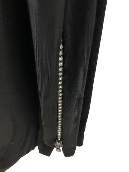 Medium Chico's Travelers Women's Pull On Black Pants Loose Fit Rhinestone Zipper Ankle