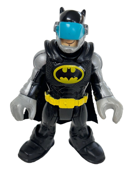 Imaginext DC Batman Figure Black Yellow Silver Arms Firefly S14