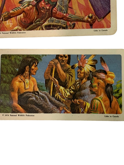 Brooke Bond Red Rose Tea Cards Lot of 9 Indians of Canada 1970s