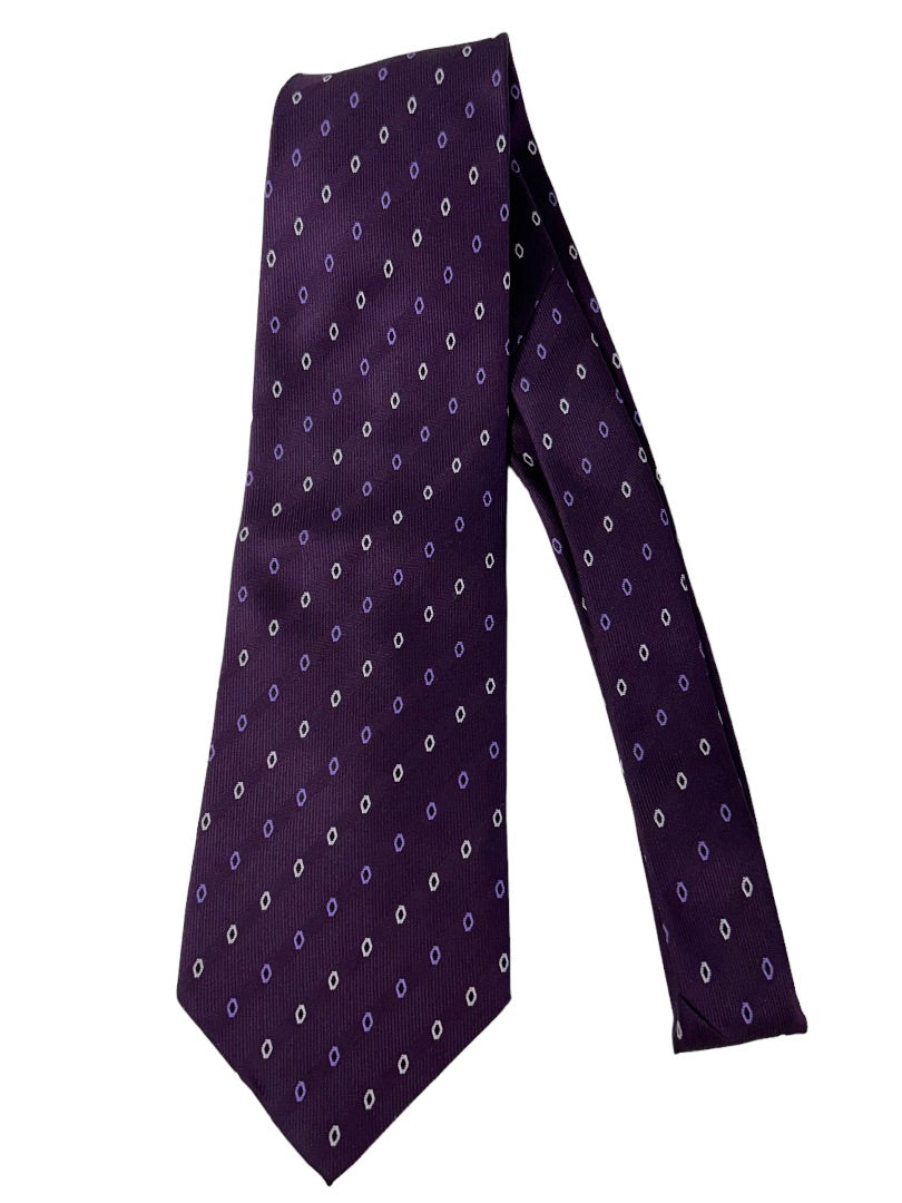 Executive Division Men's Purple Polyester Necktie 58" Tie