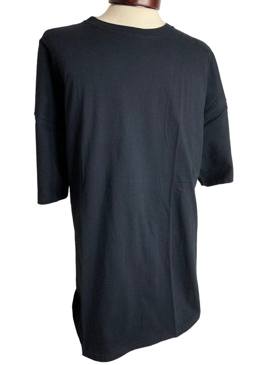 4XL Fruit of the Loom Men's Black Short Sleeve Tshirt Cotton