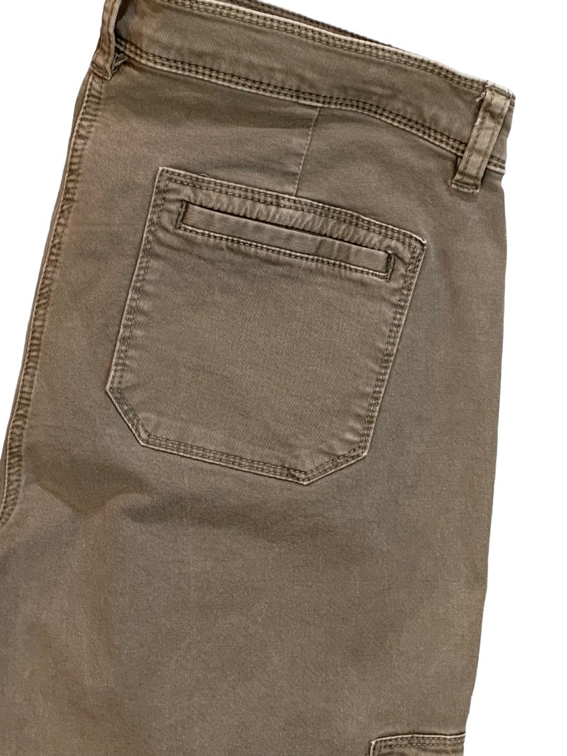 6 J.Crew City Fit Women's Trouper Low Rise Fitted Brown Cargo Pants